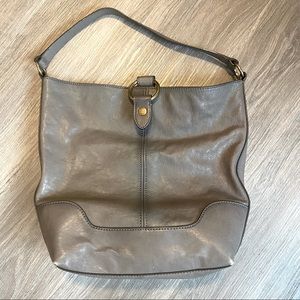 FRYE Leather Ring Hobo Bag